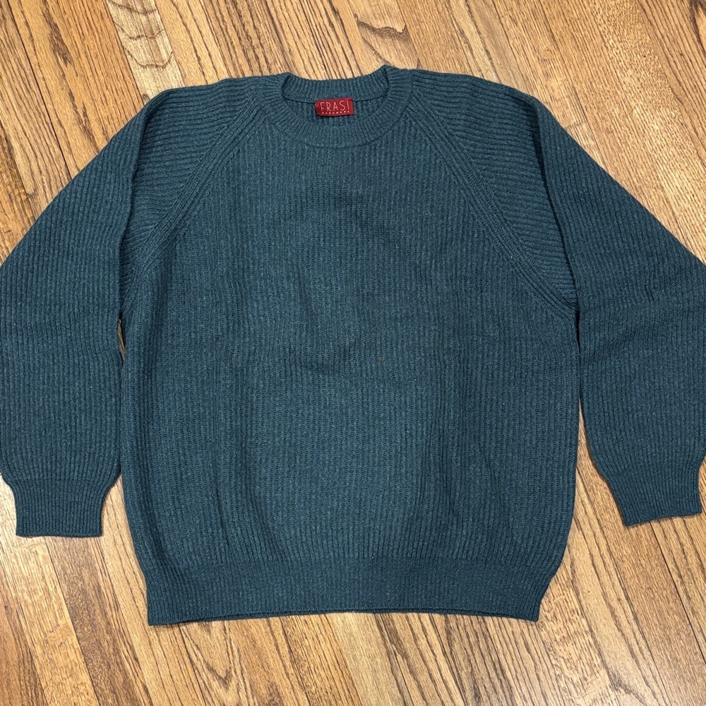 Frasi Men's Green Cashmere XL Sweater
